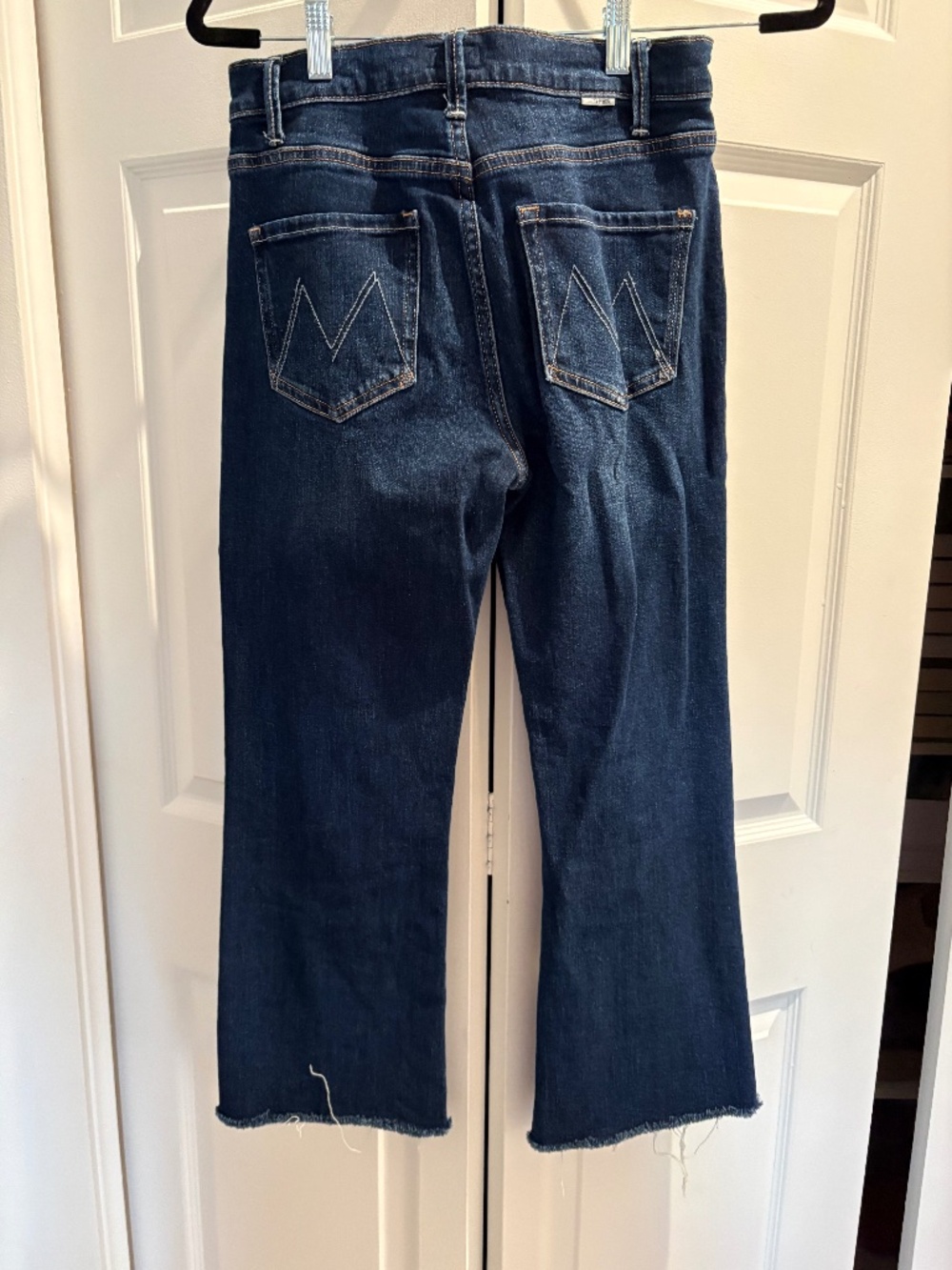 Mother jeans raw hem size 27